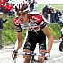 Andy Schleck leads on the climb to Cap Blanc-Nez at the 4 days of Dunkirk
